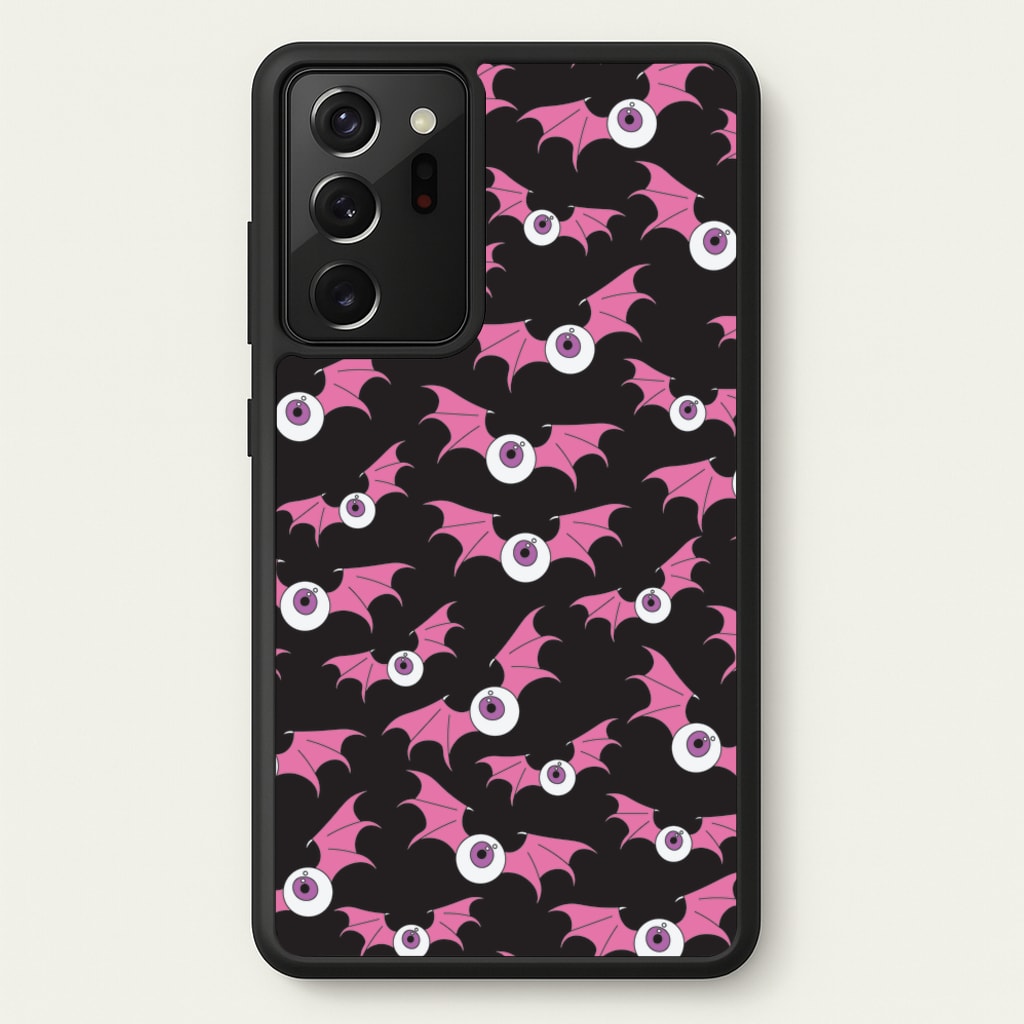 Bat Eye Pattern - Halloween Phone Case for Galaxy Note 20 Ultra