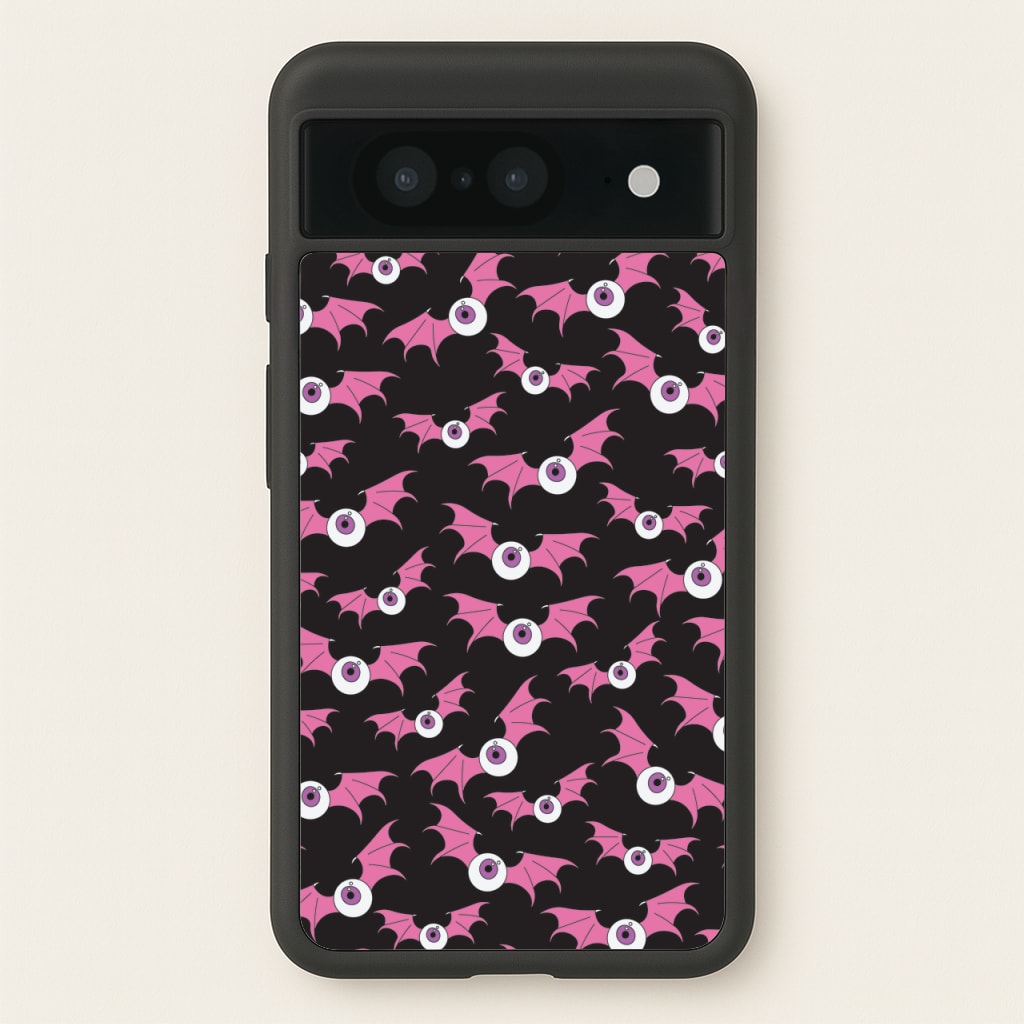 Bat Eye Pattern - Halloween Phone Case for Google Pixel 8