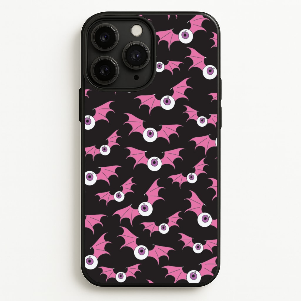 Bat Eye Pattern - Halloween Phone Case for iPhone 11 Pro