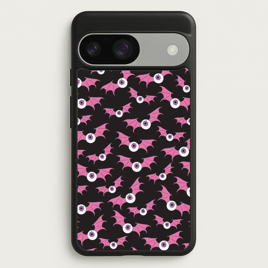 Bat Eye Pattern - Halloween Phone Case for Google Pixel 9 / 9 Pro