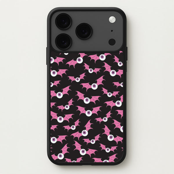 Bat Eye Pattern Phone Case for iPhone 17 Pro