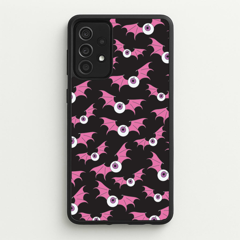 Bat Eye Pattern - Halloween Phone Case for Galaxy A52 / A52s