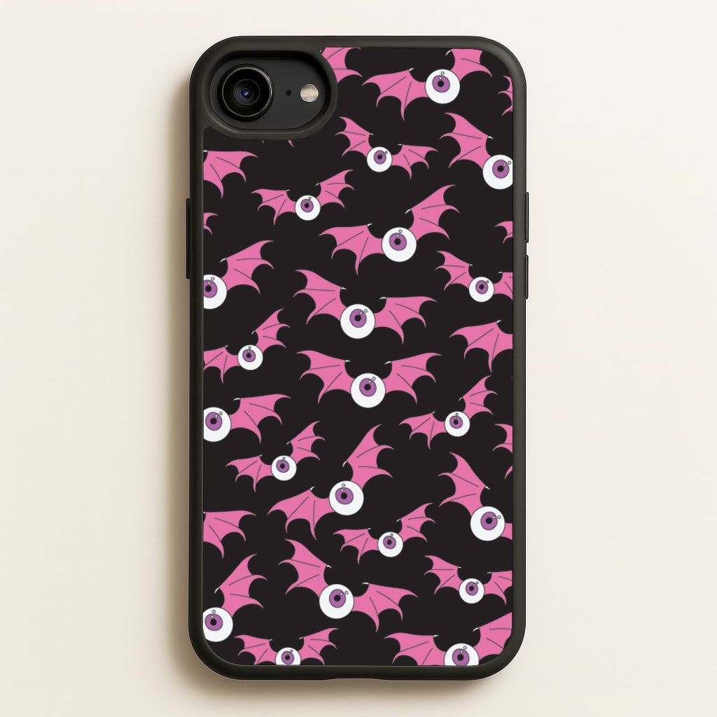 Bat Eye Pattern - Halloween Phone Case for iPhone 6 / 7 / 8 / SE