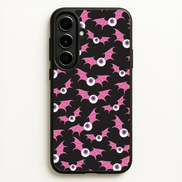 Bat Eye Pattern - Halloween Phone Case for Galaxy A56