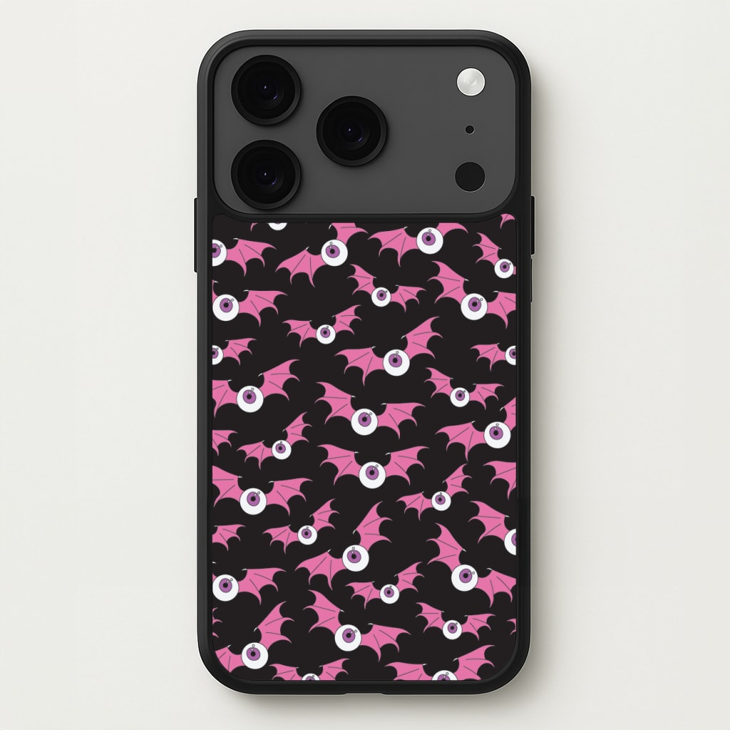 Bat Eye Pattern Phone Case for iPhone 17 Pro Max