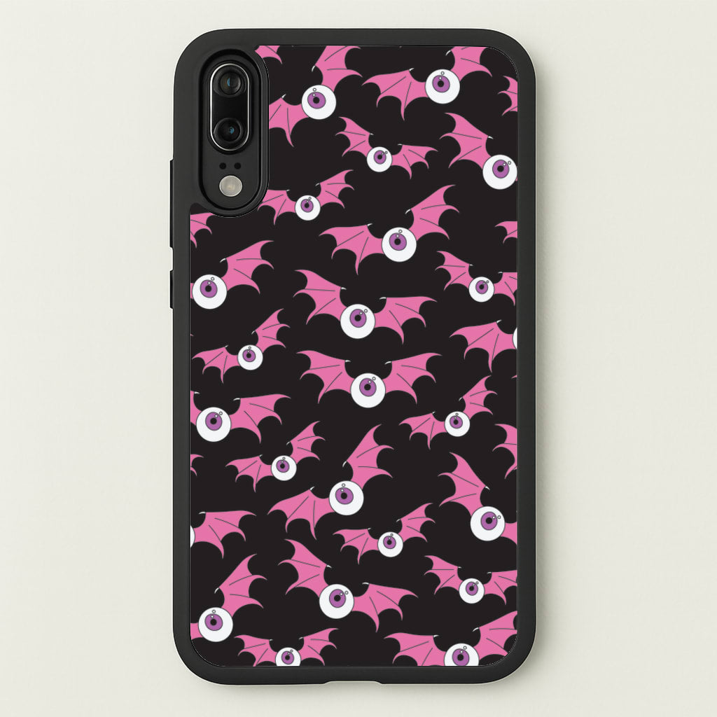 Bat Eye Pattern - Halloween Phone Case for Huawei P20