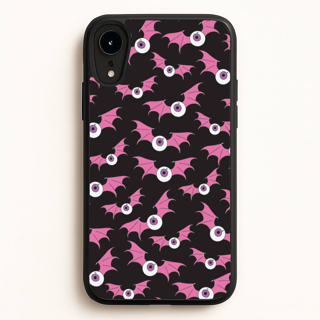 Bat Eye Pattern - Halloween Phone Case for iPhone XR