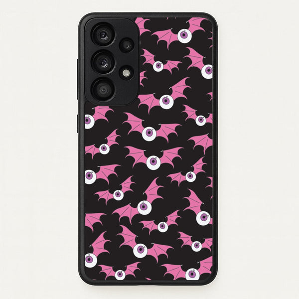 Bat Eye Pattern - Halloween Phone Case for Galaxy A33