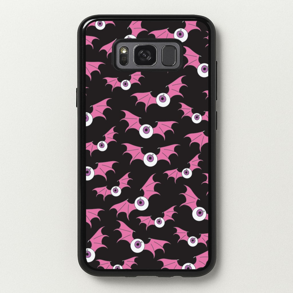 Bat Eye Pattern - Halloween Phone Case for Galaxy S8 Plus