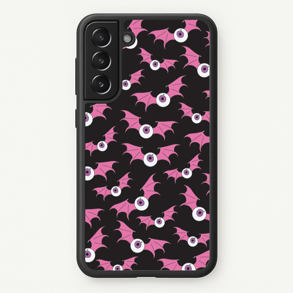 Bat Eye Pattern - Halloween Phone Case for Galaxy S21 Plus