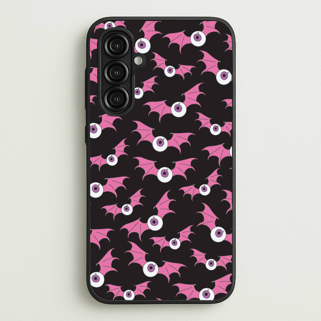 Bat Eye Pattern - Halloween Phone Case for Galaxy A16