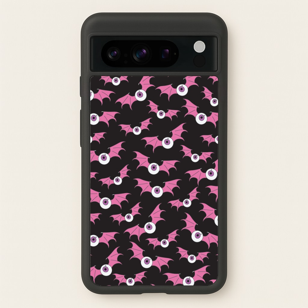 Bat Eye Pattern - Halloween Phone Case for Google Pixel 8 Pro