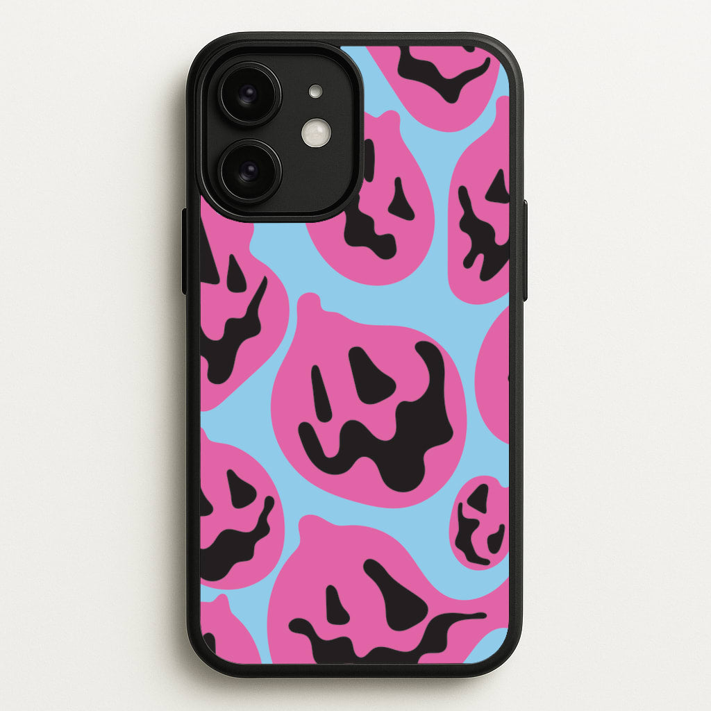 Pumpkin Blue Pattern - Halloween Phone Case for iPhone 11