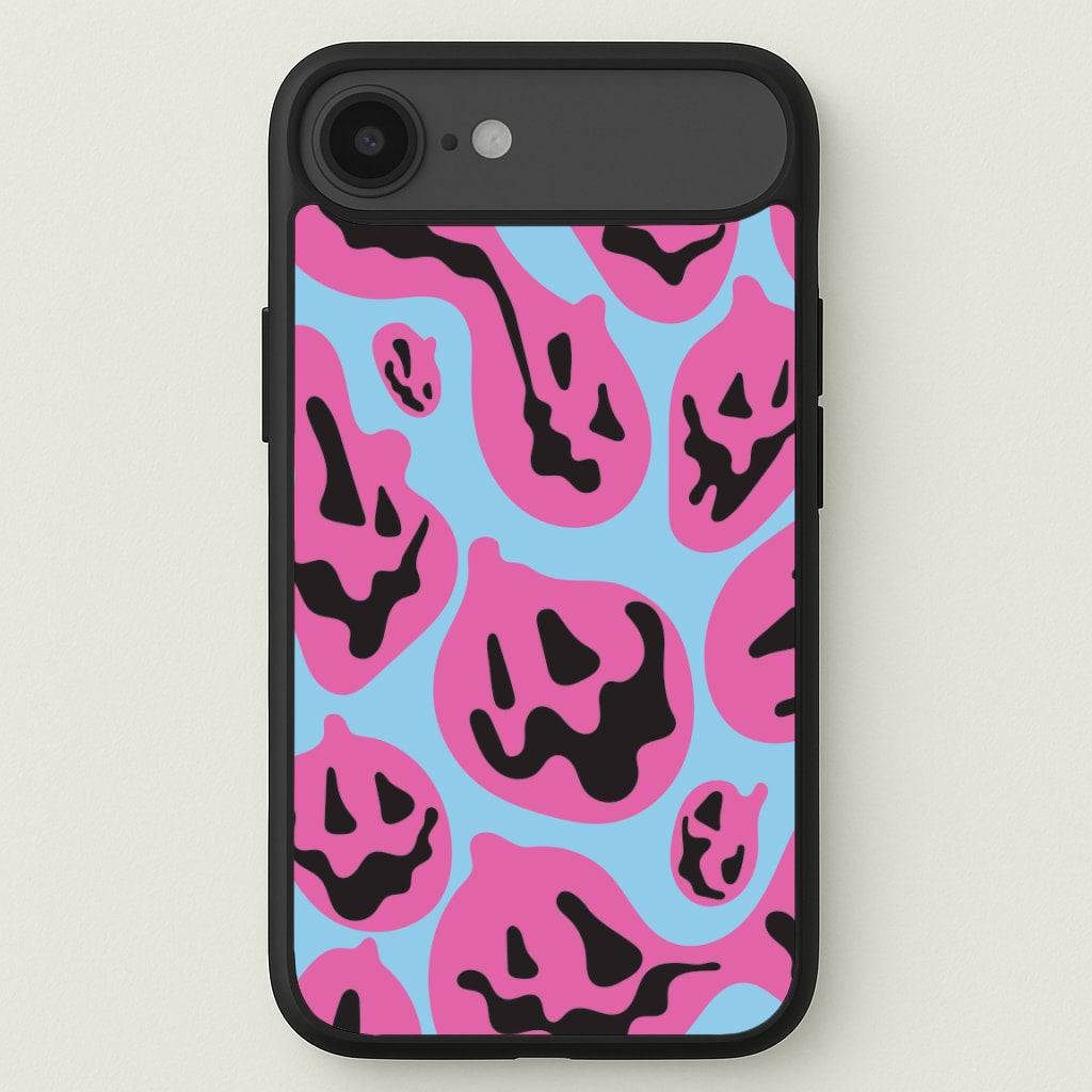 Pumpkin Blue Pattern Phone Case for iPhone 17 Air