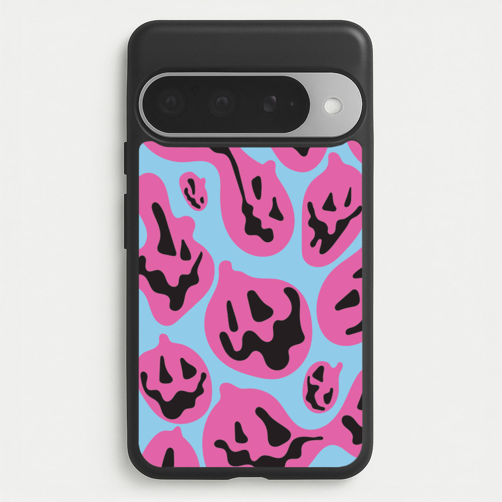 Pumpkin Blue Pattern Phone Case for Google Pixel 10 Pro XL