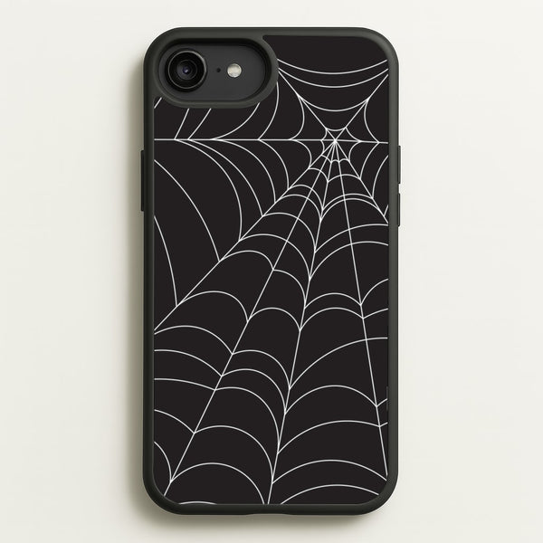 Black Cobwebs Pattern - Halloween Phone Case for iPhone 6 Plus / 7 Plus / 8 Plus