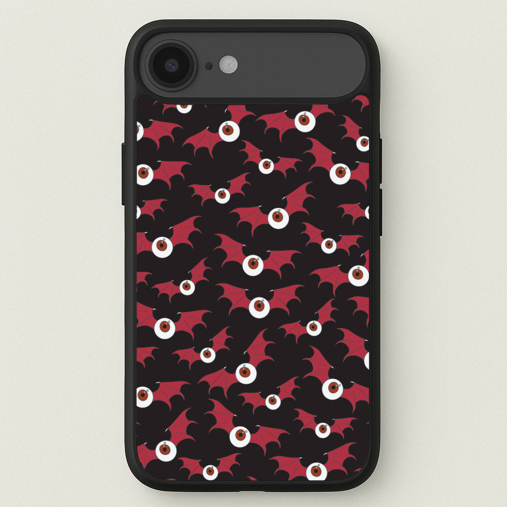 Red Bat Pattern Phone Case for iPhone 17 Air