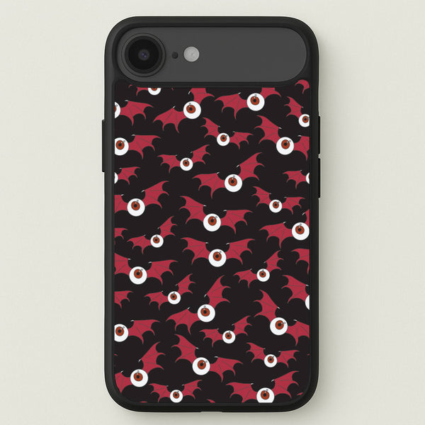 Red Bat Pattern Phone Case for iPhone 17 Air