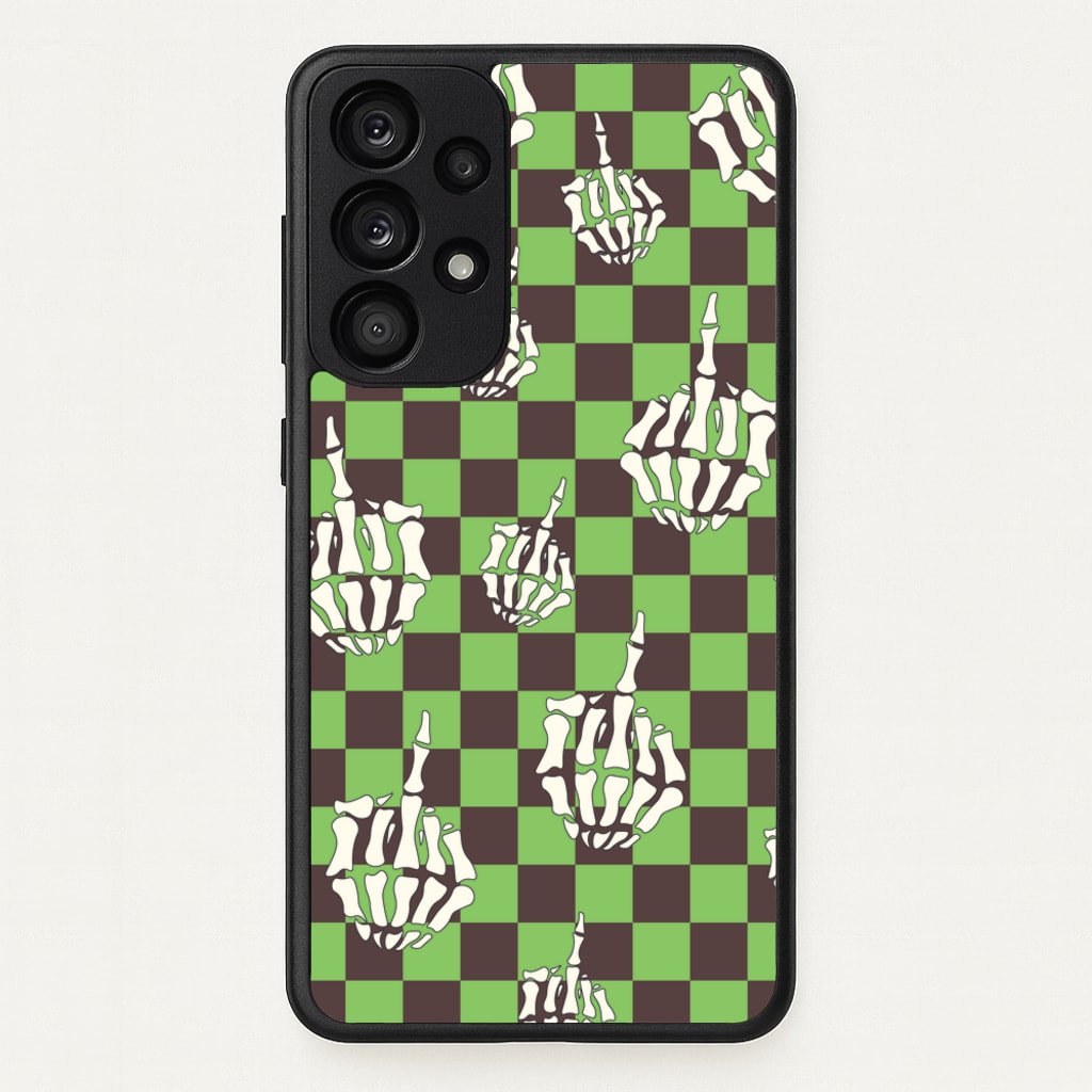 Green Middle Finger - Halloween Phone Case for Galaxy A33