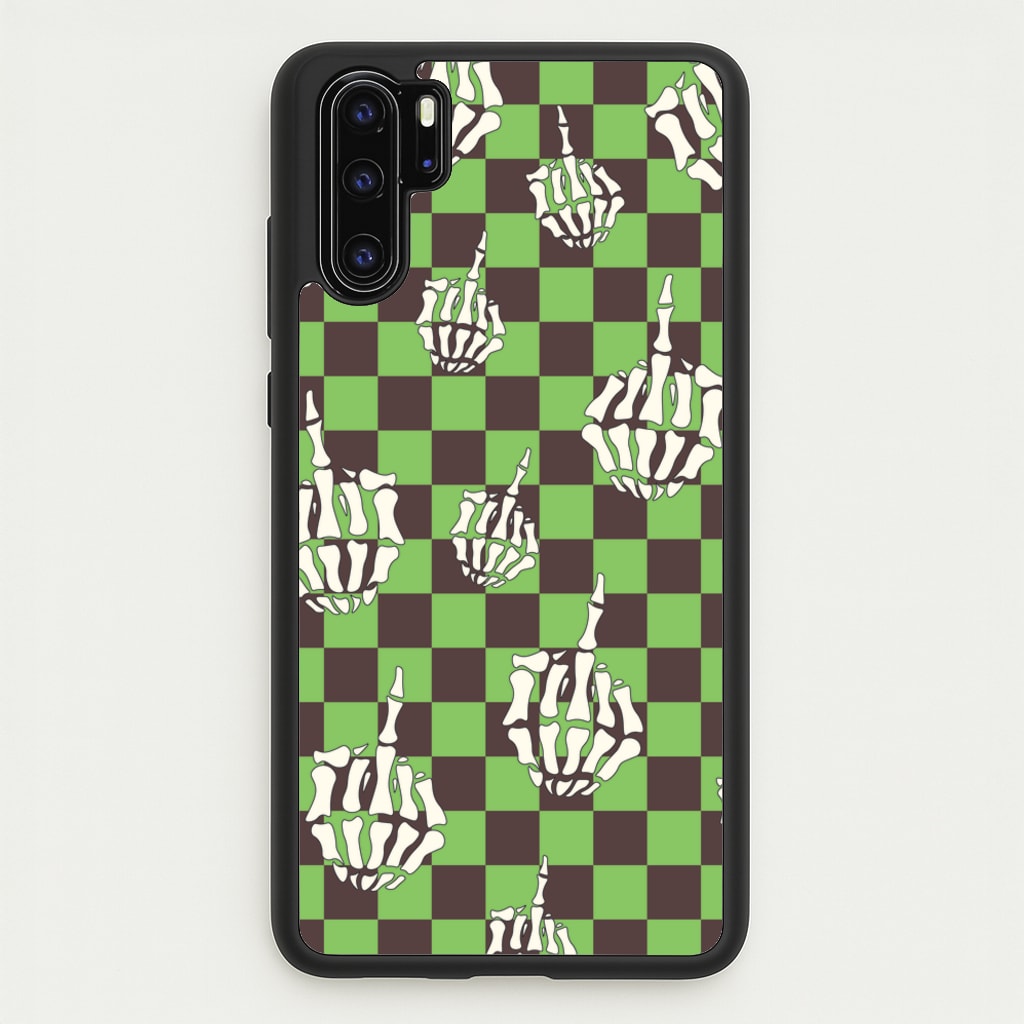 Green Middle Finger - Halloween Phone Case for Huawei P30 Pro