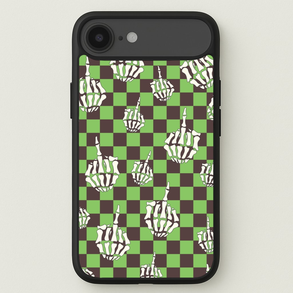 Green Middle Finger Phone Case for iPhone 17 Air