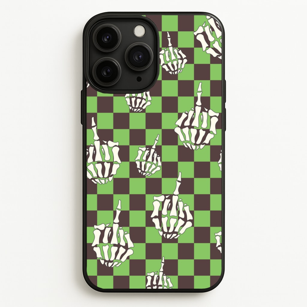 Green Middle Finger - Halloween Phone Case for iPhone 11 Pro Max