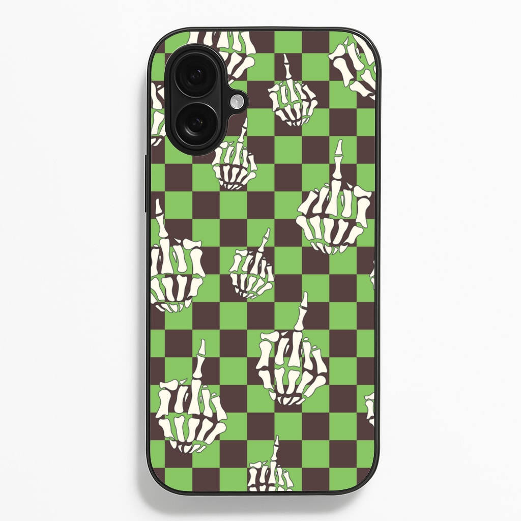 Green Middle Finger Phone Case