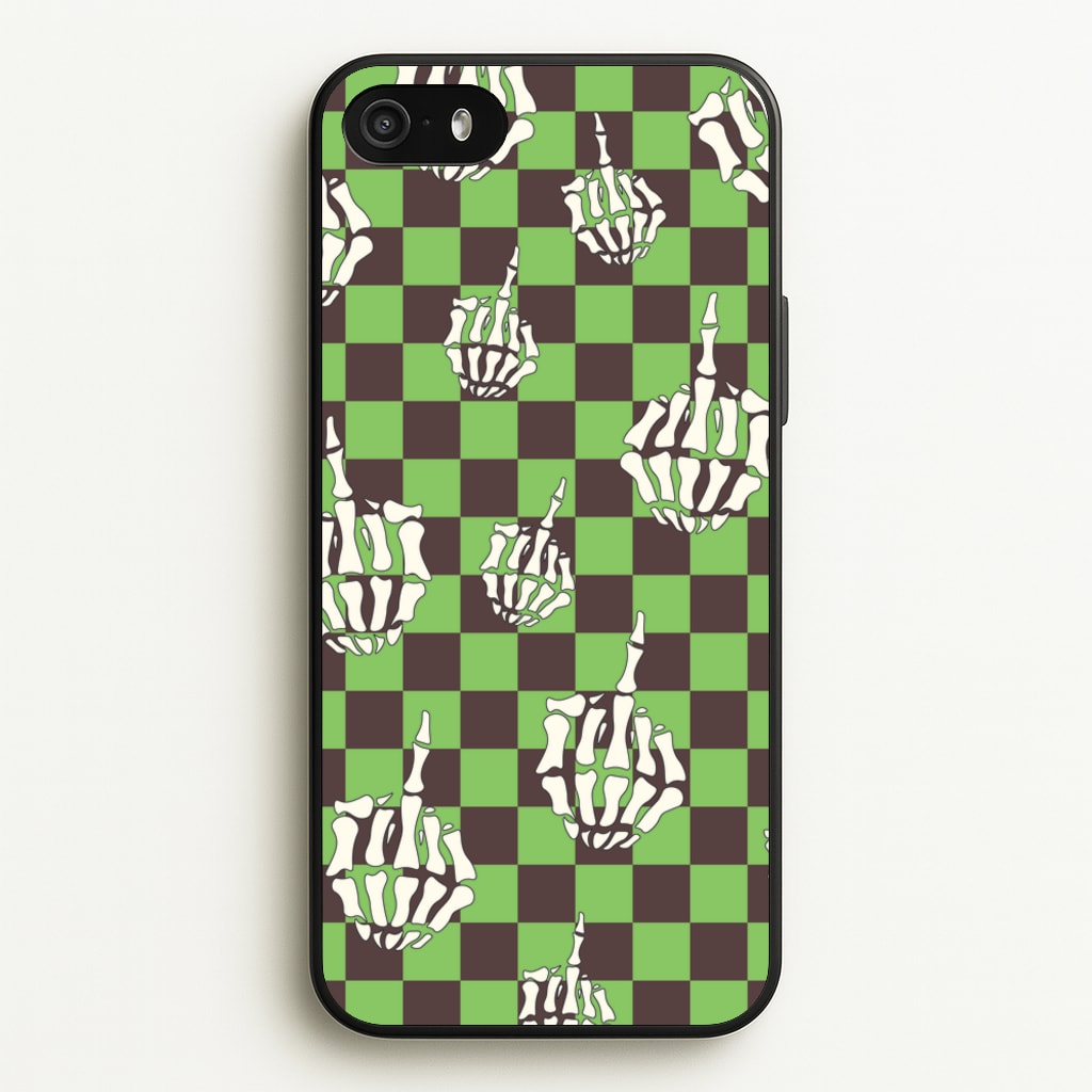 Green Middle Finger - Halloween Phone Case for iPhone 5 / 5s / SE 2016