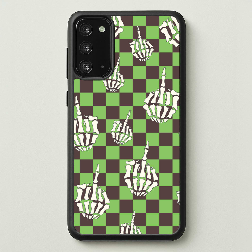 Green Middle Finger - Halloween Phone Case for Galaxy Note 20