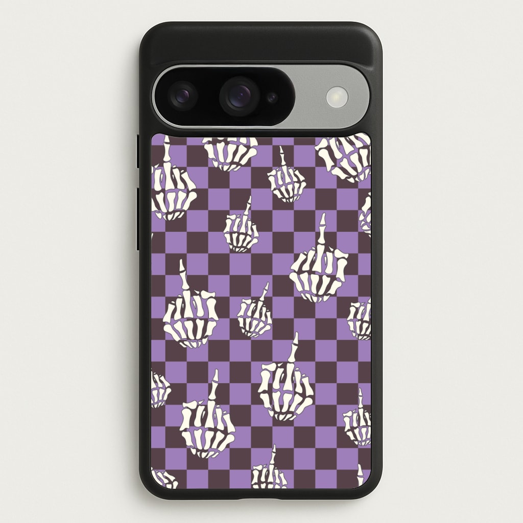 Purple Middle Finger Phone Case for Google Pixel 10 / 10 Pro