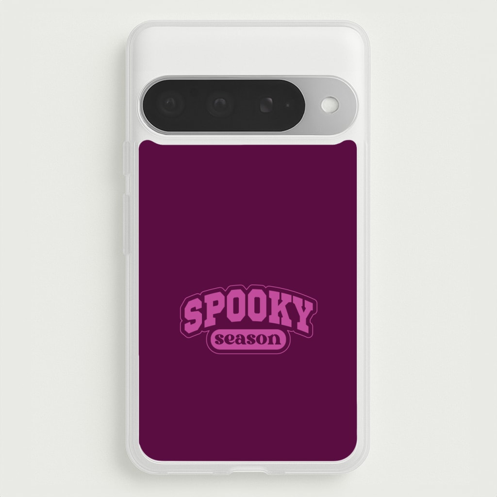 Spooky Season Varsity Phone Case for Google Pixel 10 Pro XL