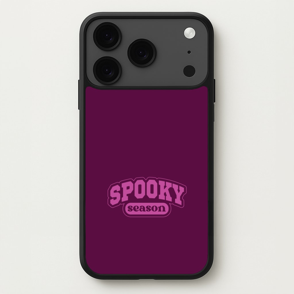Spooky Season Varsity Phone Case for iPhone 17 Pro Max