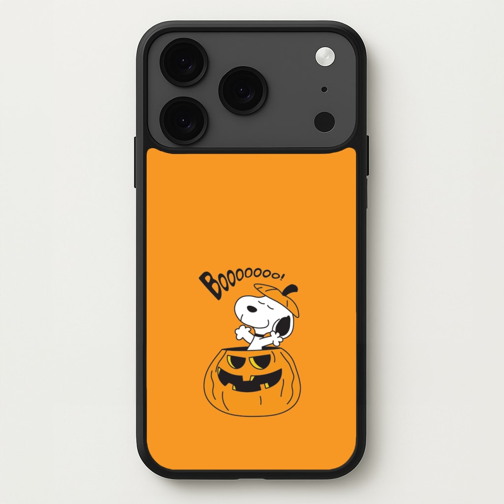 Cartoon Beagle Pumpkin Phone Case for iPhone 17 Pro