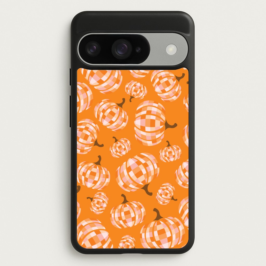 Disco Pumpkins Pattern Phone Case for Google Pixel 10 / 10 Pro