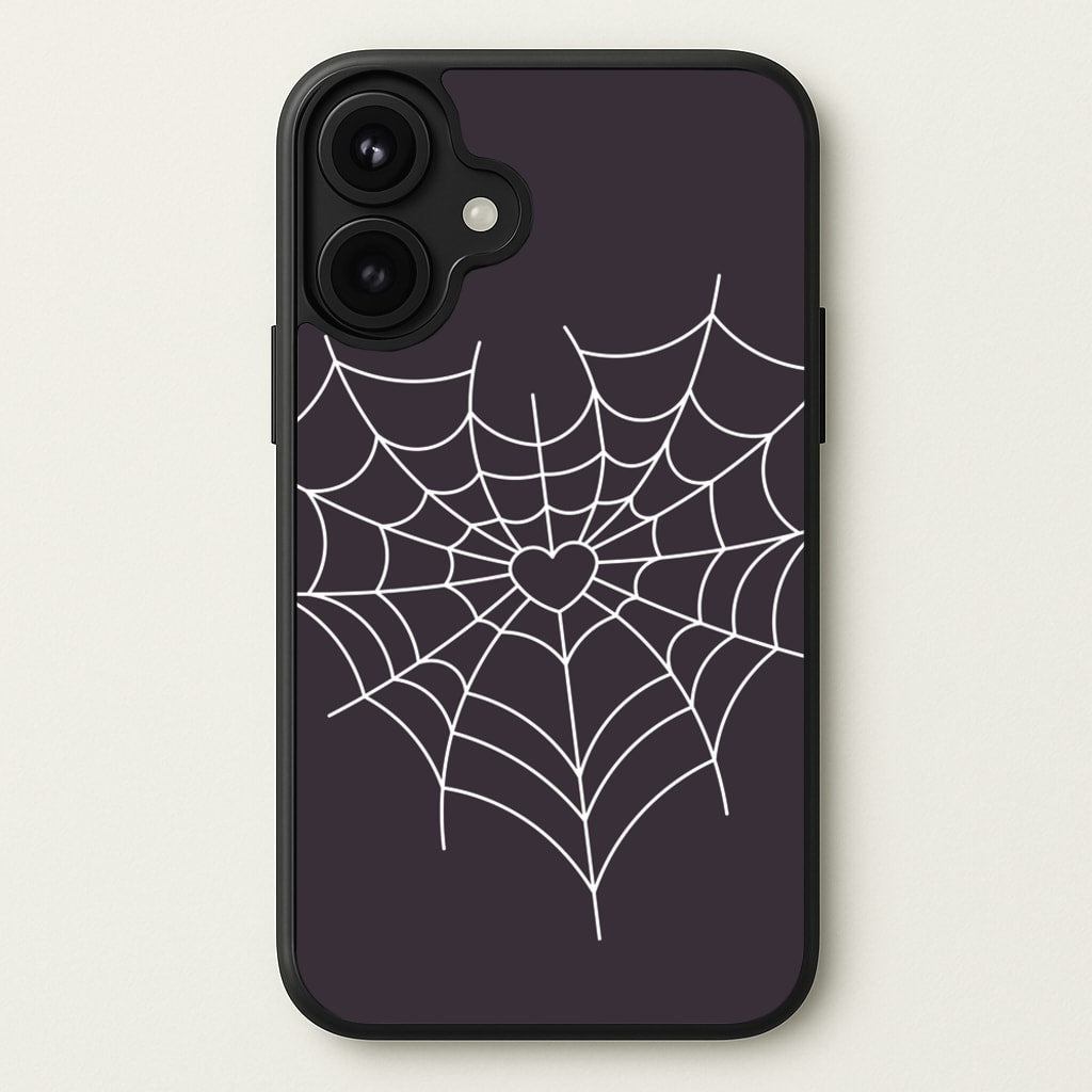 Spiderweb Hearts I Phone Case for iPhone 17