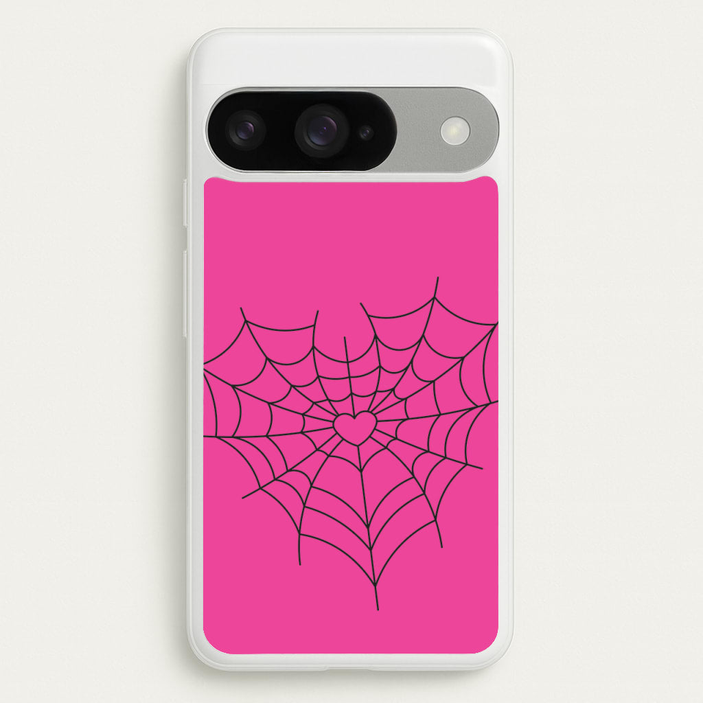 Spiderweb Hearts II Phone Case for Google Pixel 10 / 10 Pro