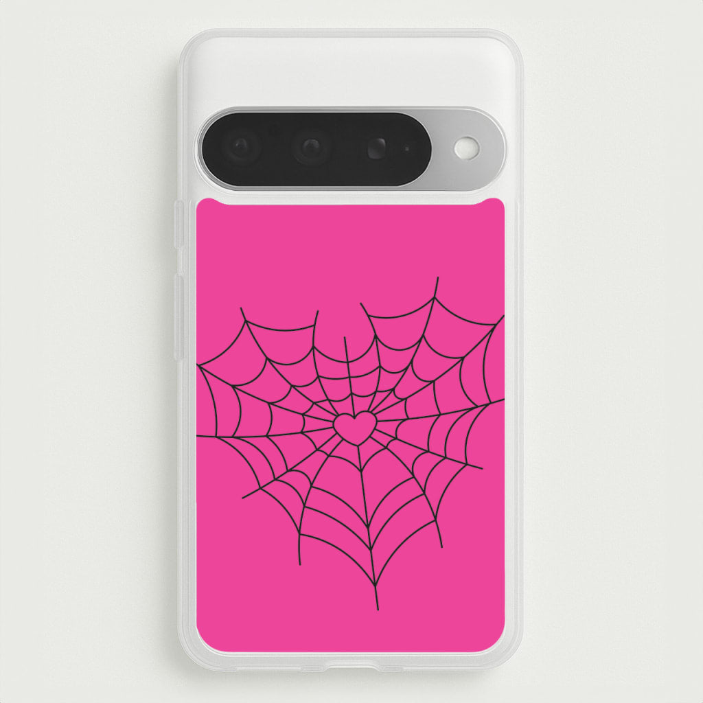 Spiderweb Hearts II Phone Case for Google Pixel 10 Pro XL