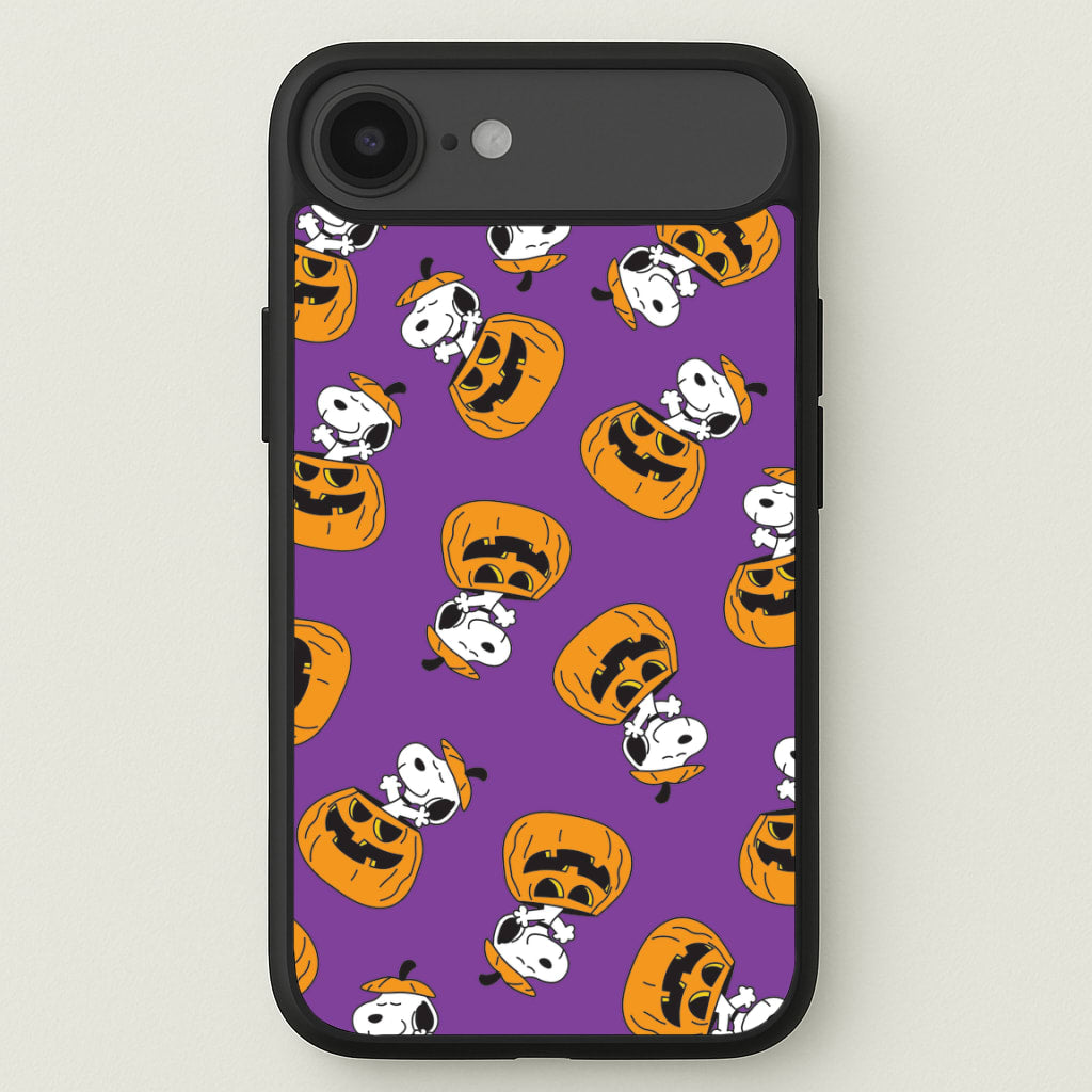 Cartoon Beagle Pumpkin Pattern Phone Case for iPhone 17 Air