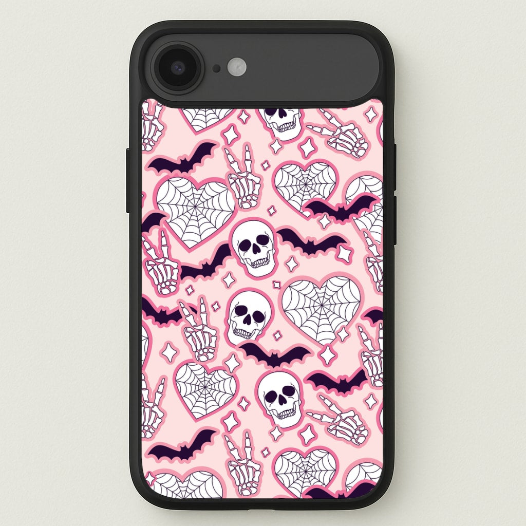 Cute Halloween Stickers Pattern Phone Case for iPhone 17 Air
