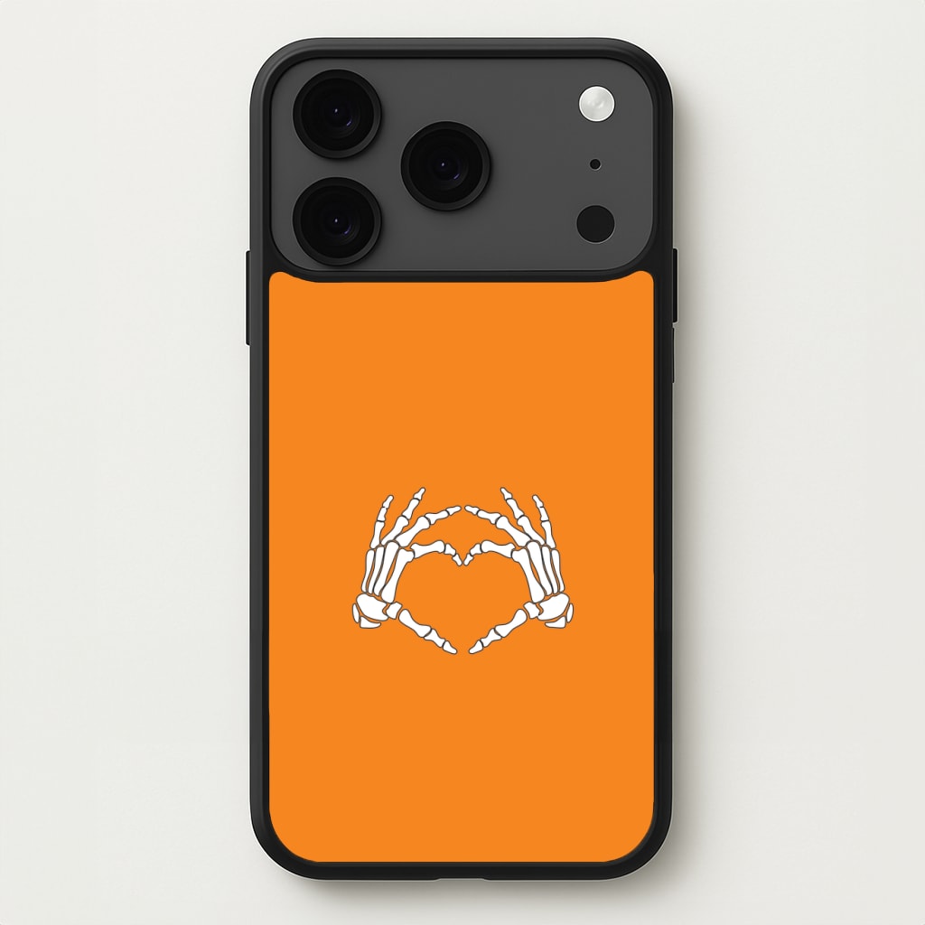 Skeleton Heart Phone Case for iPhone 17 Pro Max