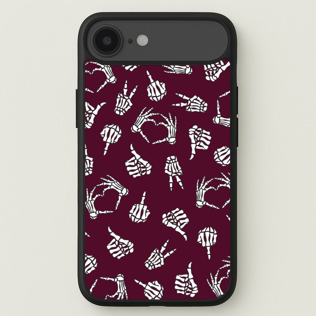 Skeleton Hands Pattern Phone Case for iPhone 17 Air