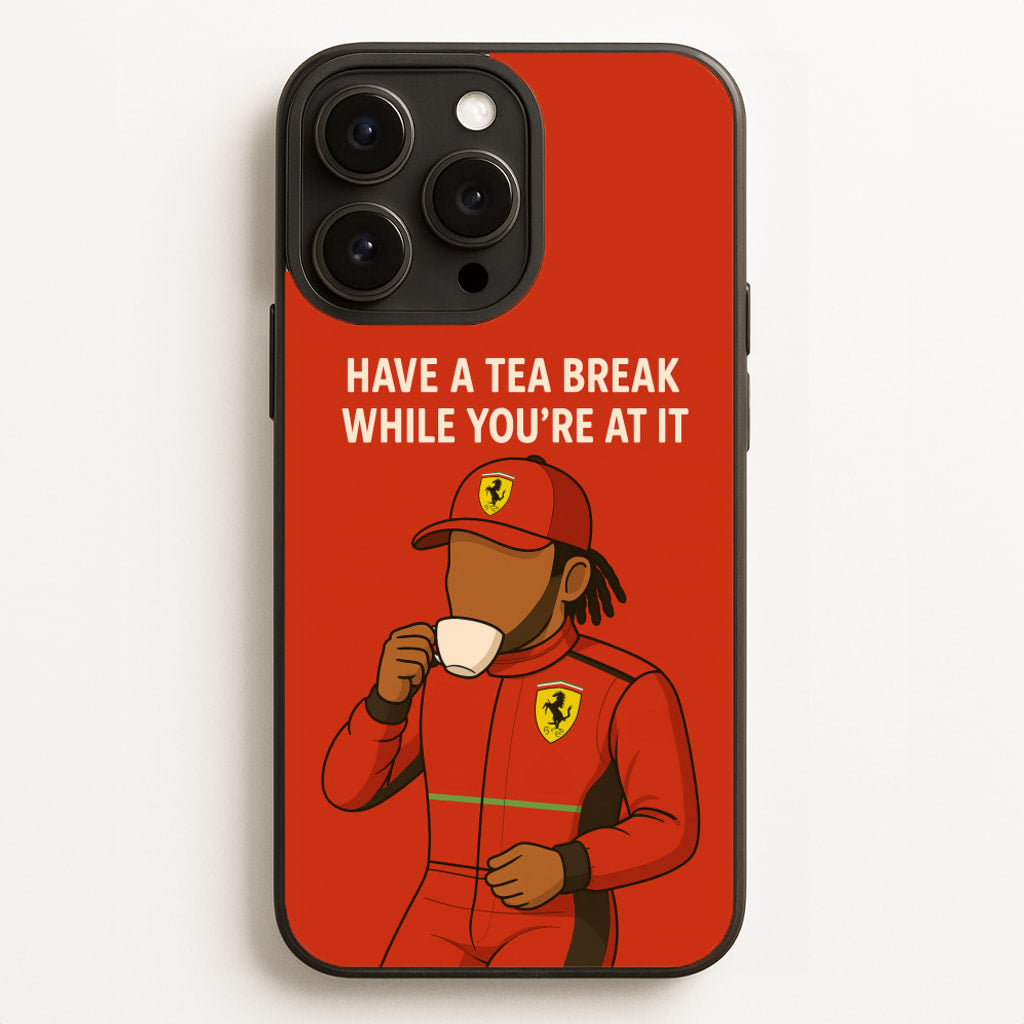 Hamilton's Tea Break - F1 Phone Case for iPhone 16 Pro Max
