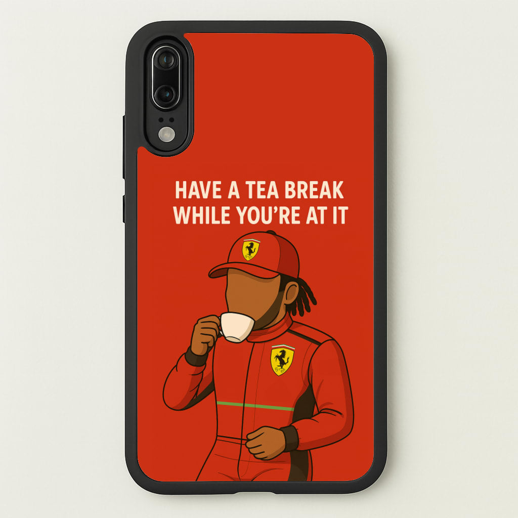 Hamilton's Tea Break - F1 Phone Case for Huawei P20