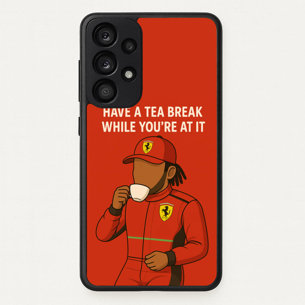 Hamilton's Tea Break - F1 Phone Case for Galaxy A53