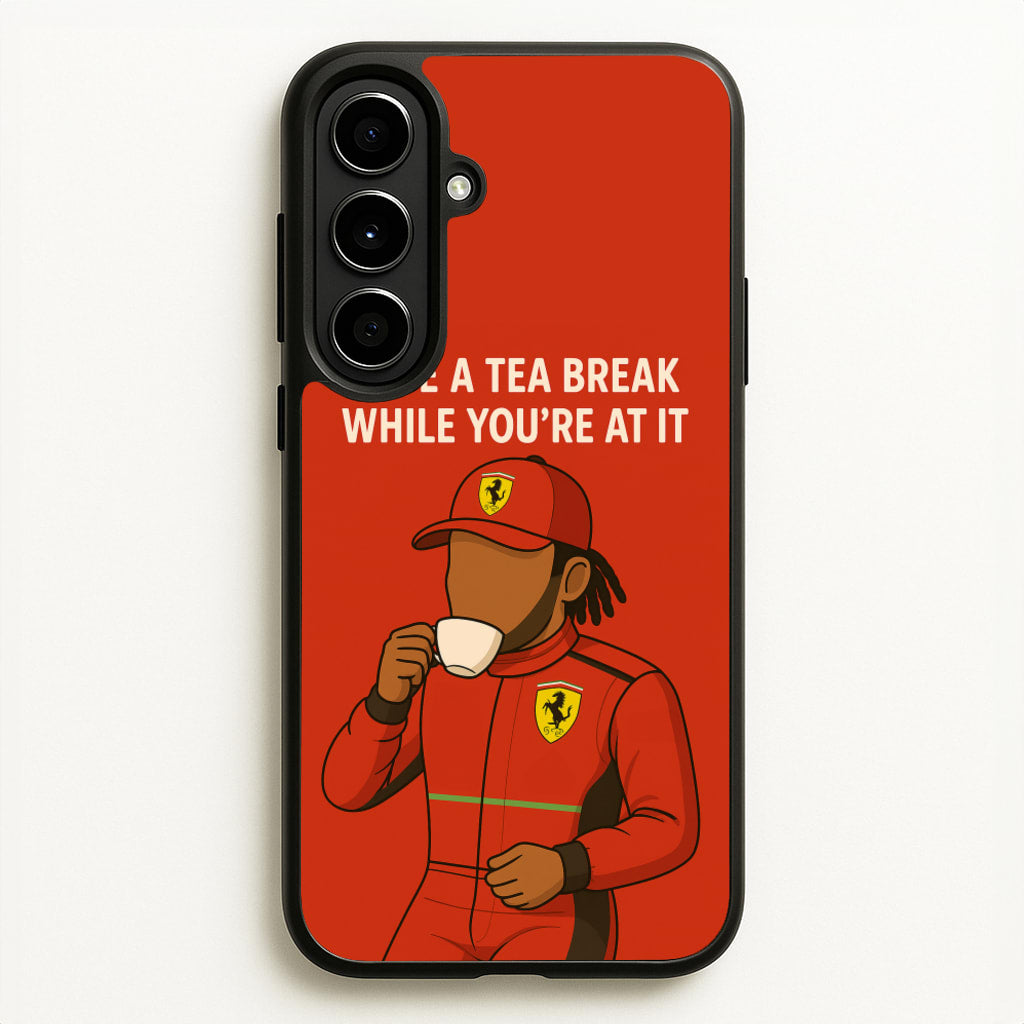 Hamilton's Tea Break - F1 Phone Case for Galaxy A56