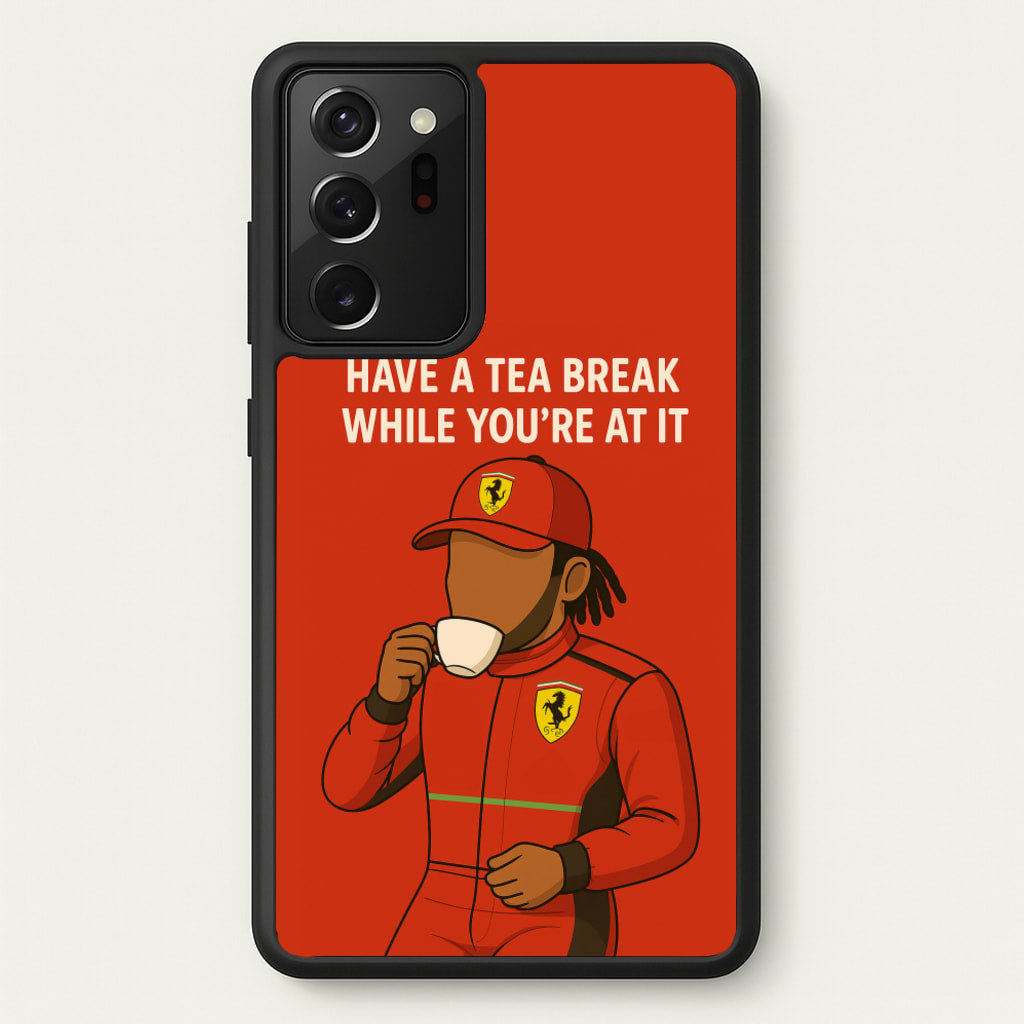 Hamilton's Tea Break - F1 Phone Case for Galaxy Note 20 Ultra