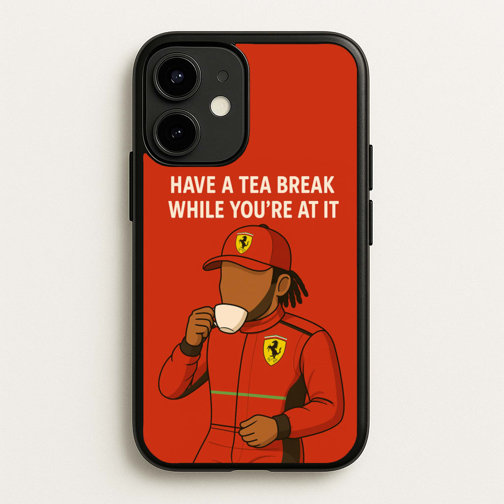 Hamilton's Tea Break - F1 Phone Case for iPhone 12 / 12 Pro