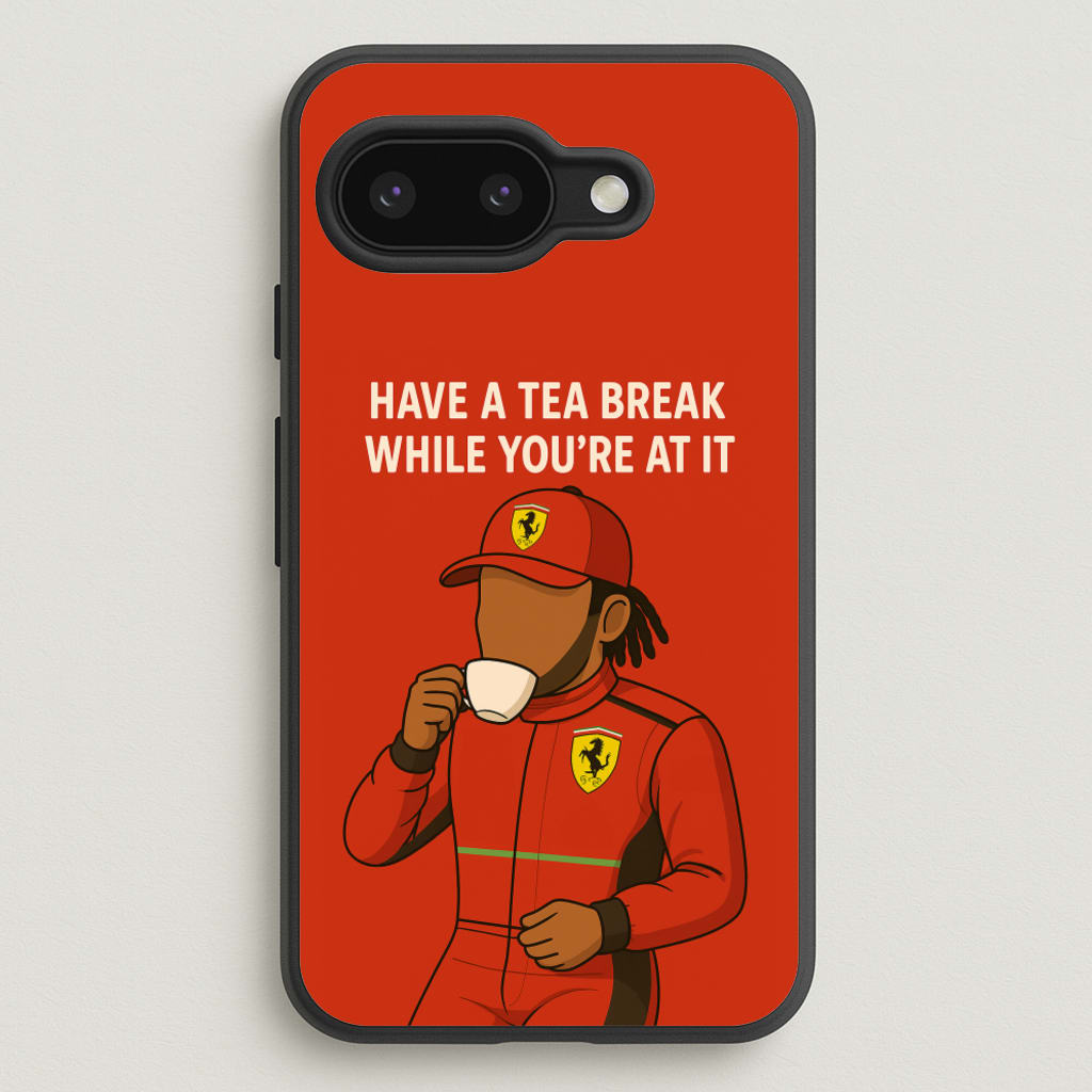 Hamilton's Tea Break - F1 Phone Case for Google Pixel 9a
