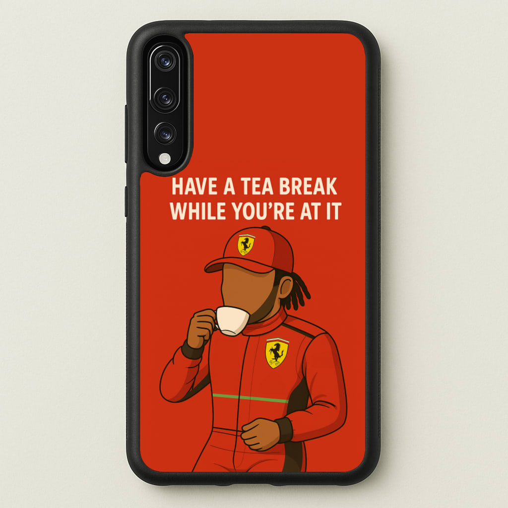 Hamilton's Tea Break - F1 Phone Case for Huawei P20 Pro