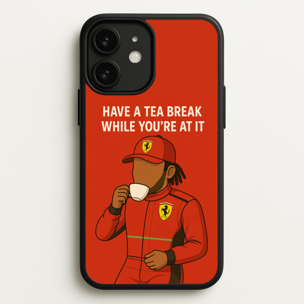 Hamilton's Tea Break - F1 Phone Case for iPhone 11